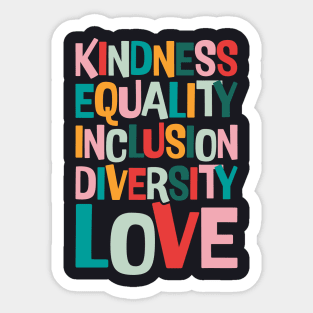 All Are Christian Values Sticker